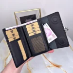 Women's Leather Wallet — Black, Guti, 2095 — product view 1