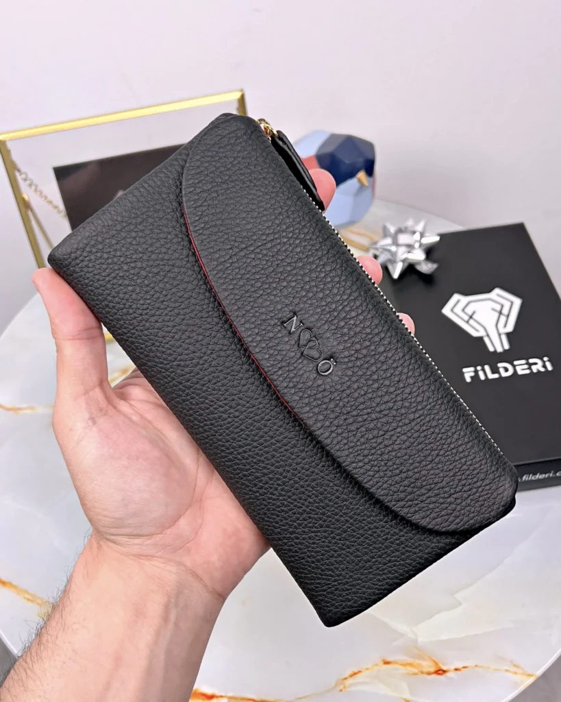 Two-Tone Women's Leather Wallet — 2049 — product view 2