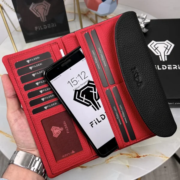 Two-Tone Women's Leather Wallet — 2049 — product view 1