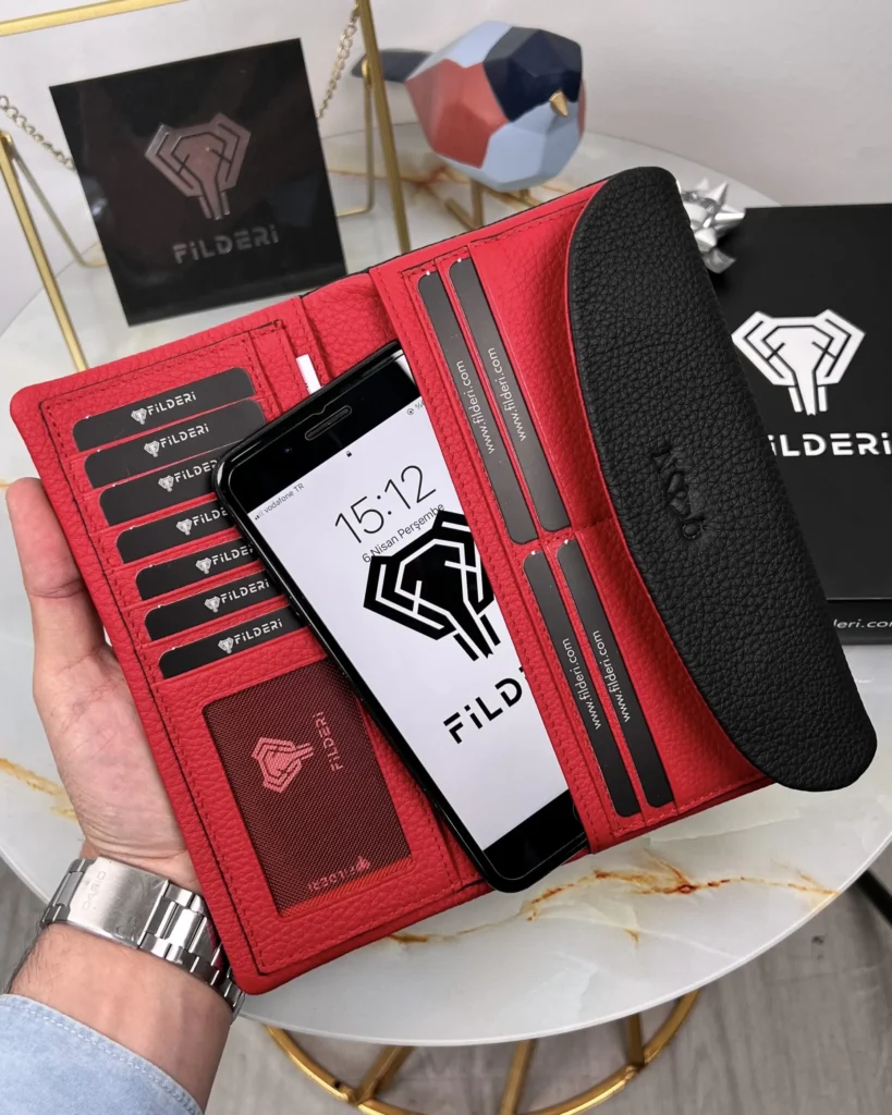 Two-Tone Women's Leather Wallet — 2049 — product view 1