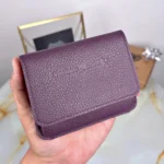 Leather Card Holder — Purple, 2098 — product view 1