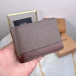 Premium Men's Leather Wallet — Brown, 2023 — product view 1