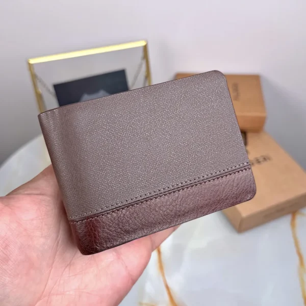 Premium Men's Leather Wallet — Brown, 2023 — product view 1