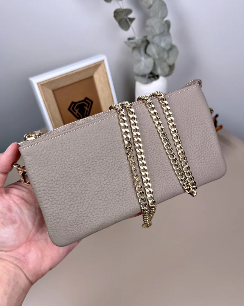 Leather Bag — Beige, 2050 — product view 1