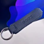 Leather Keyring — Black — product view 1