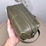 Leather Handbag — Green, 2057 — product view 1