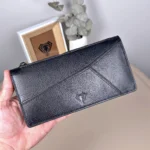 Leather Phone Wallet — Black, 2128 — product view 1