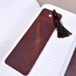 Leather Bookmark — Hazelnut Brown — product view 1