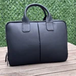 Leather Laptop Sleeve — Black, 2136 — product view 1