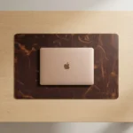 Leather Mouse Pad — Hazelnut Brown, 2141 — product view 1