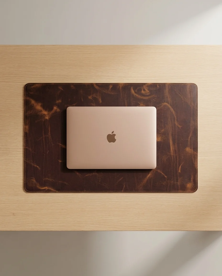 filderi-175883-77b98363bc5d Leather Mouse Pad — Hazelnut Brown, 2141 — product view 1