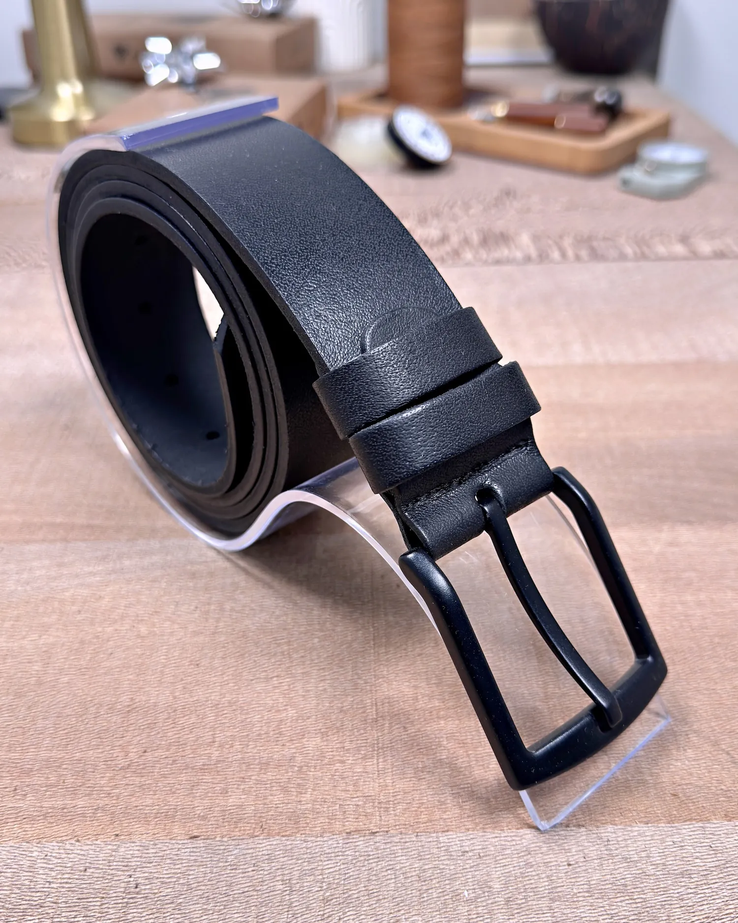 filderi-176766-d2b35b1c4987 Men's Leather Belt — Black — product view 1