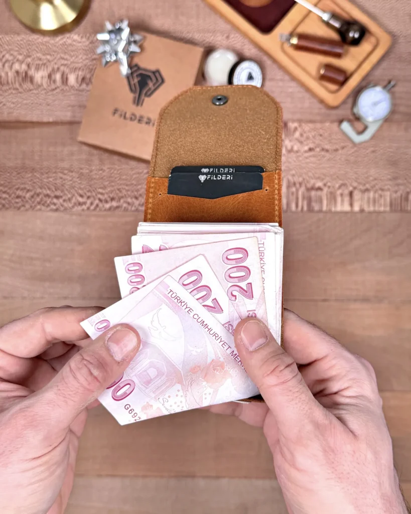 Leather Wallet — Cognac, 2142 — product view 2