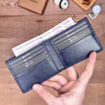 Men's Leather Wallet — Navy, 2144 — product view 1