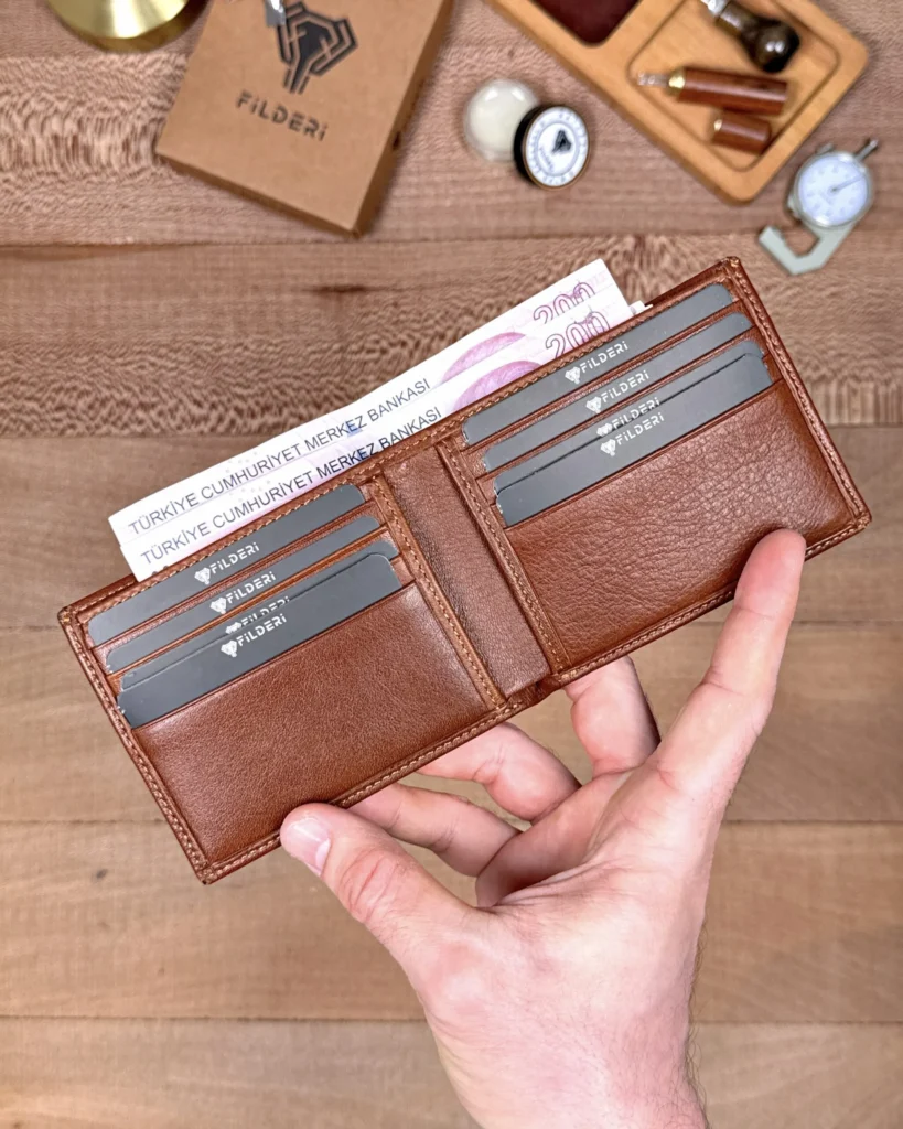 Men's Leather Wallet — Cognac, Arsel, 2144 — product view 1