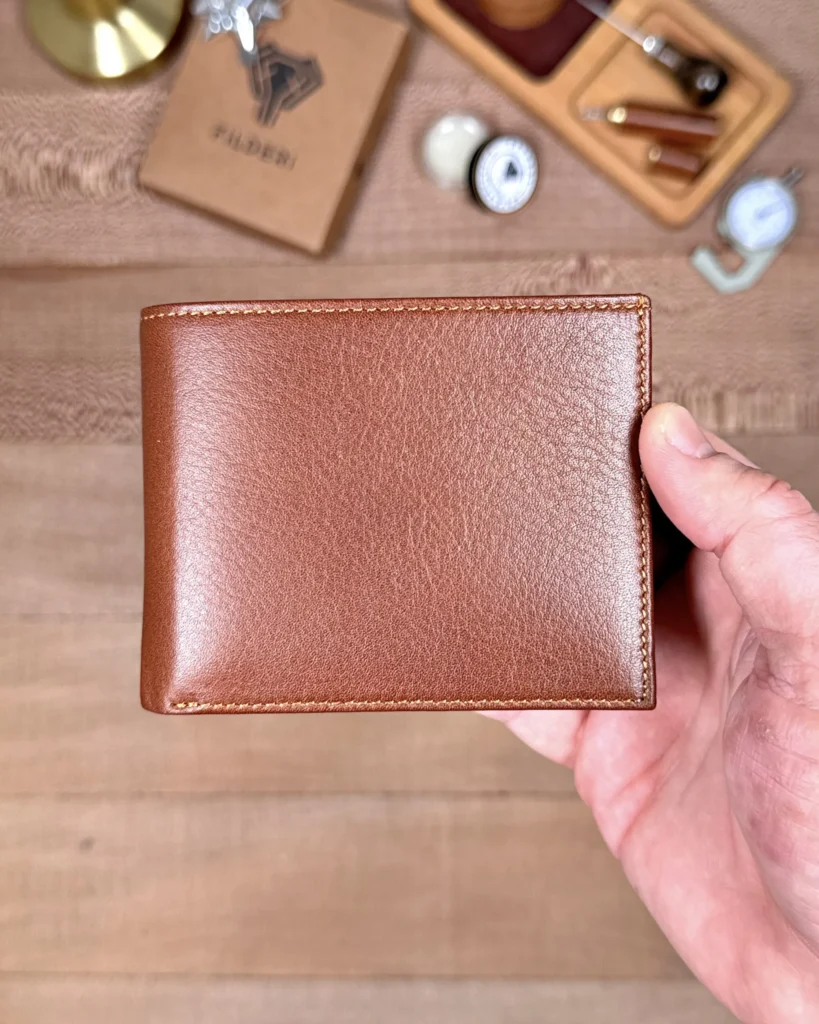 Men's Leather Wallet — Cognac, Arsel, 2144 — product view 2