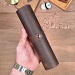 Leather Mouse Pad — Brown — product view 1
