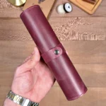 Leather Mouse Pad — Burgundy — product view 1