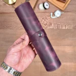 Leather Mouse Pad — Purple — product view 1