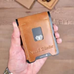 Leather Wallet — Black, Cognac, Viral, 2154 — product view 1