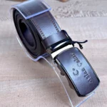 Distressed Ratchet Men's Leather Belt — Brown — product view 1