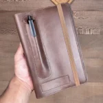 Leather Organizer — Glossy Brown, 2129 — product view 1