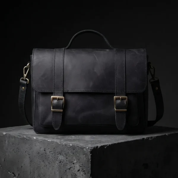 Leather Bag — Black, 2160 — product view 1