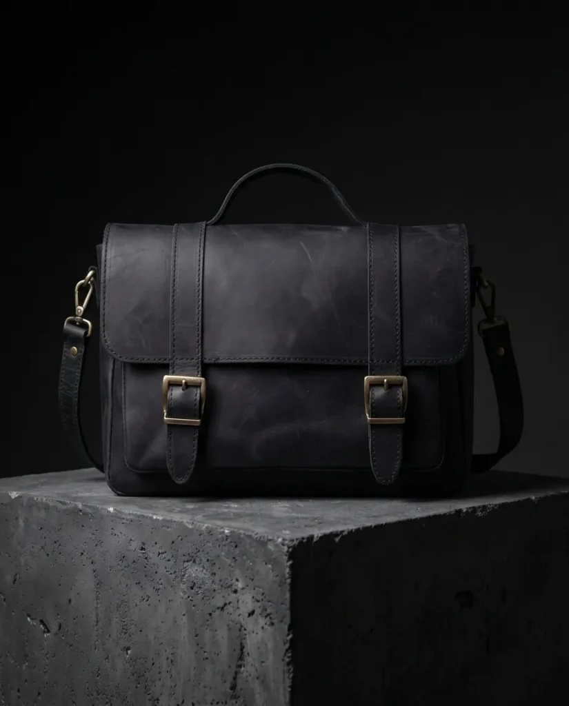 Leather Bag — Black, 2160 — product view 1