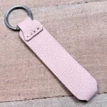 Leather Keyring — Blush, Guti — product view 1