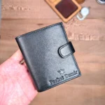 Leather Wallet — Glossy Black, 2070 — product view 1