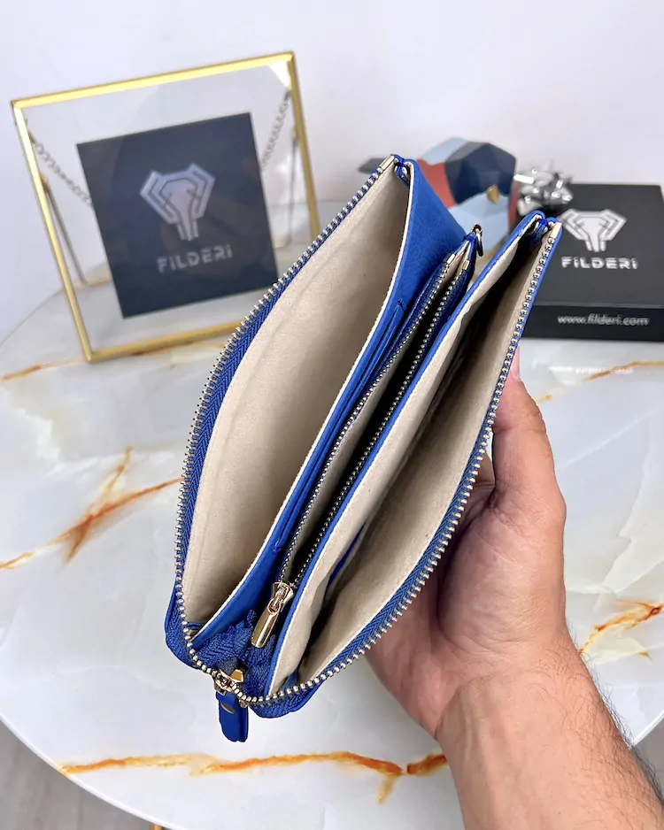 Leather Bag — Blue, 2050 — product view 1