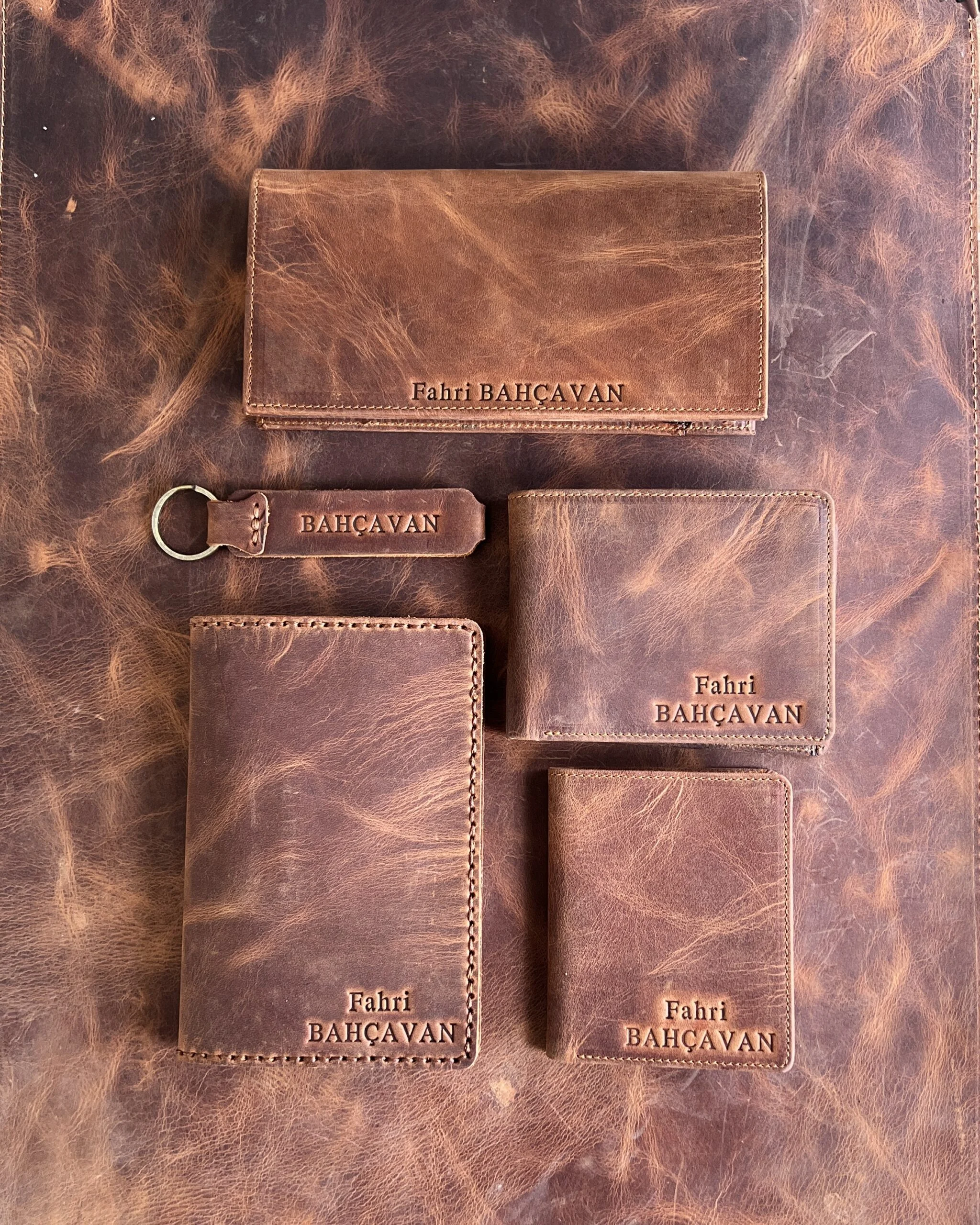 filderi-23366-36050eab6bc9 Leather Gift Set — Hazelnut Brown — product view 1