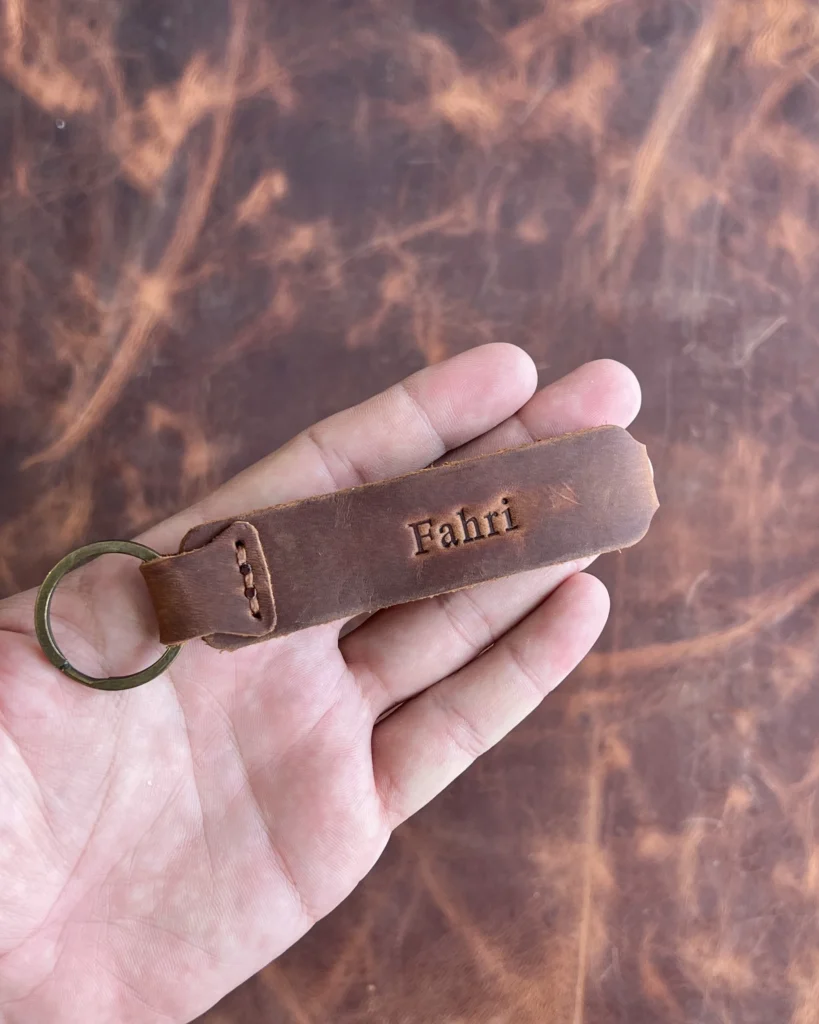 Leather Gift Set — Hazelnut Brown — product view 2