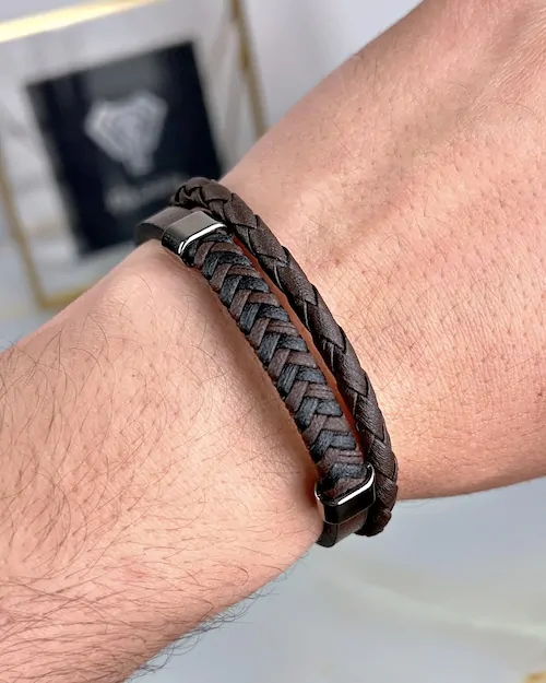 Magnetic Bracelet — Brown — product view 2