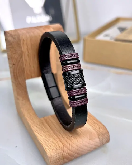 Bracelet — Purple, Black — product view 1