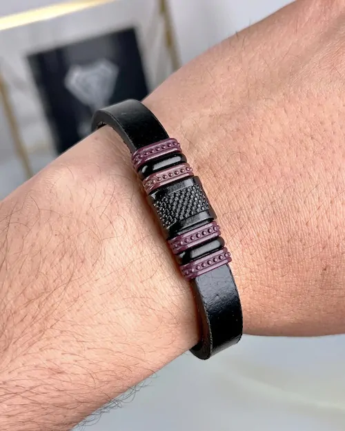Bracelet — Purple, Black — product view 2