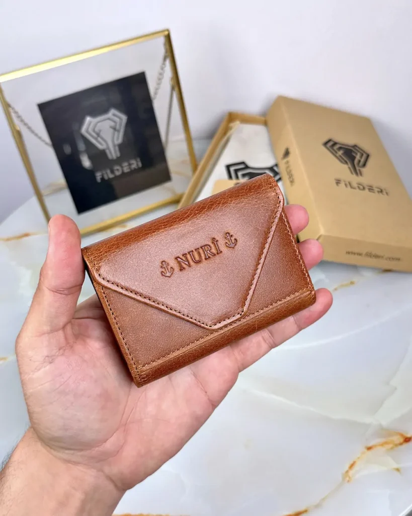 Leather Card Holder — Cognac, 2063 — product view 1