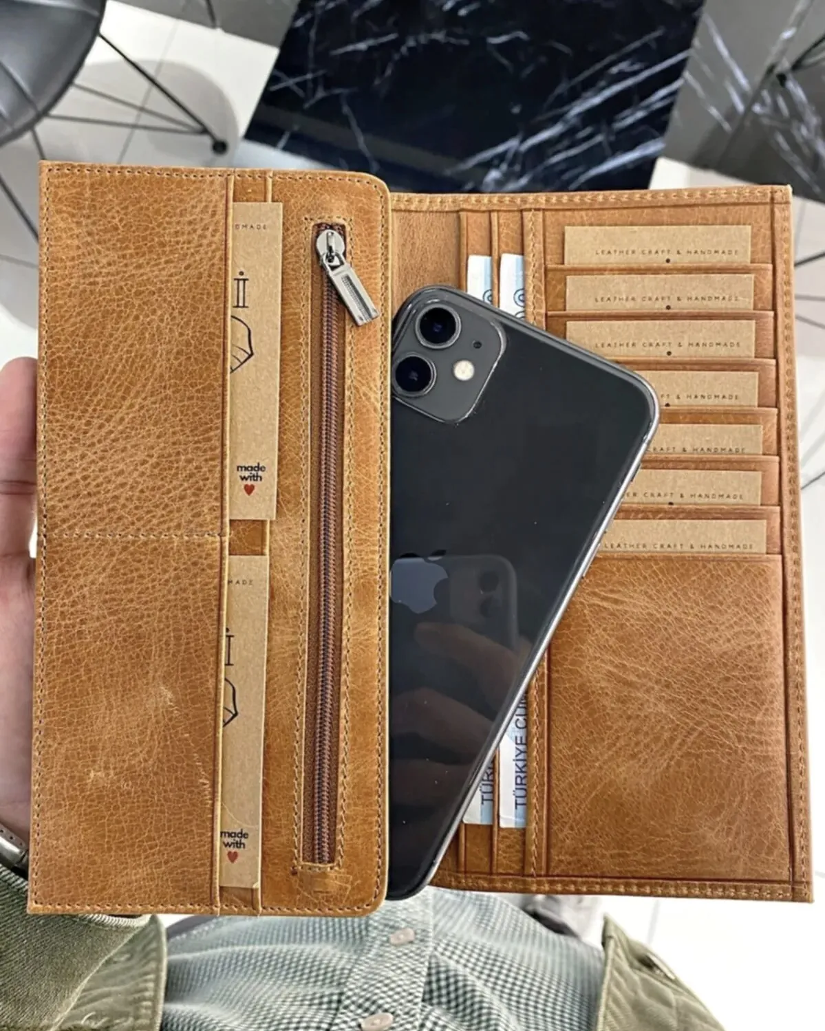 filderi-57035-314fd879d1bb Leather Phone Wallet — Cognac, 2013 — product view 1