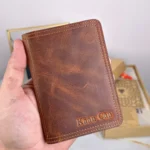 Leather Vehicle Document Holder — Hazelnut Brown, 2060 — product view 1
