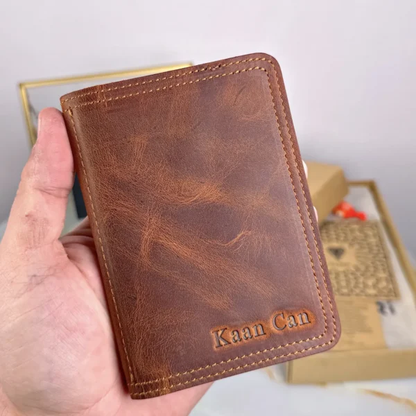 Leather Vehicle Document Holder — Hazelnut Brown, 2060 — product view 1