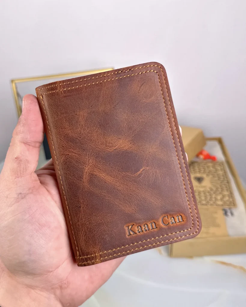 Leather Vehicle Document Holder — Hazelnut Brown, 2060 — product view 1