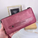 Women's Leather Handbag — Burgundy, 2029 — product view 1