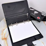 Hand-Stitched Leather Organizer — Black, 2073 — product view 1