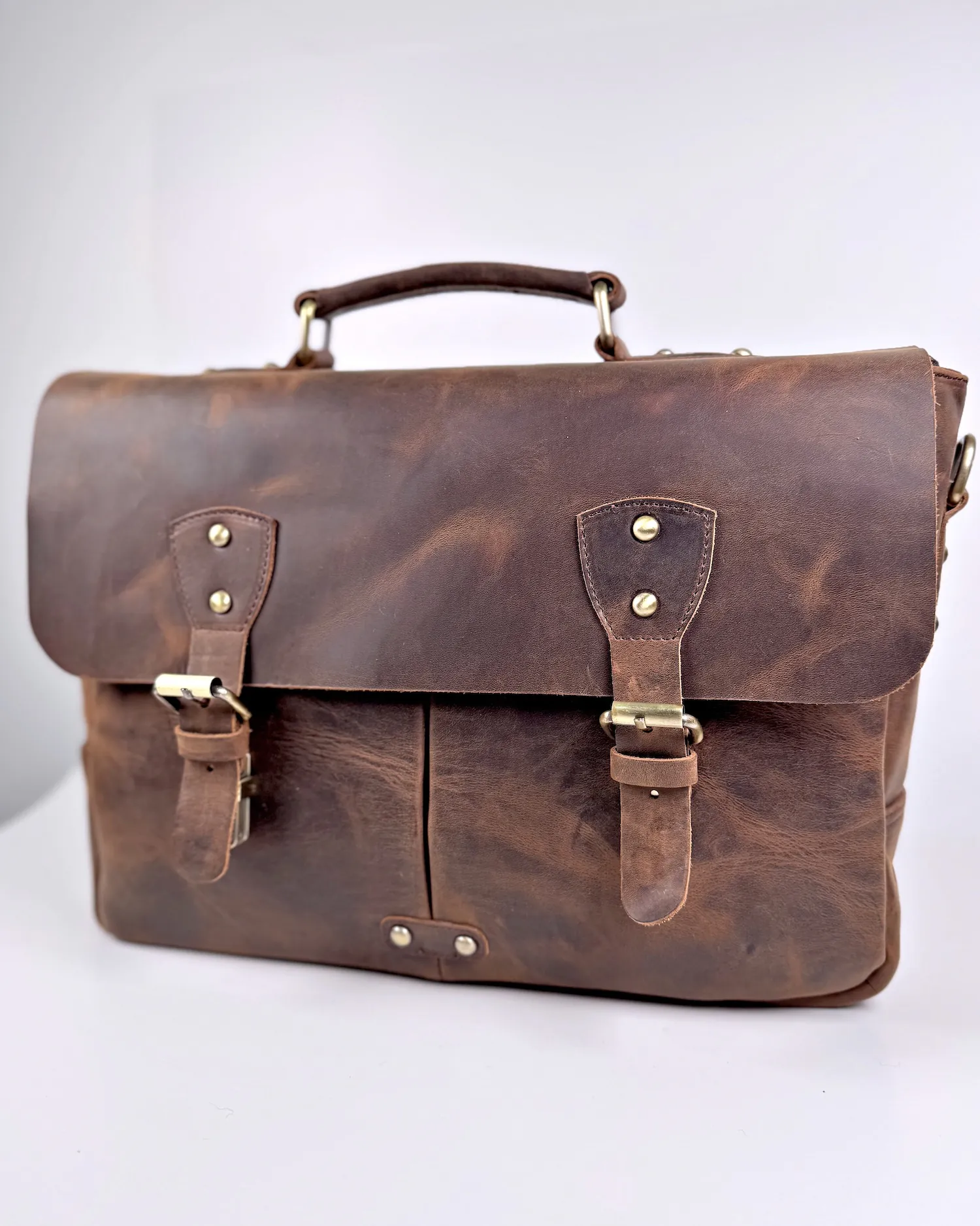 filderi-98208-421b92f0009f Leather Briefcase — Brown, 2092 — product view 1