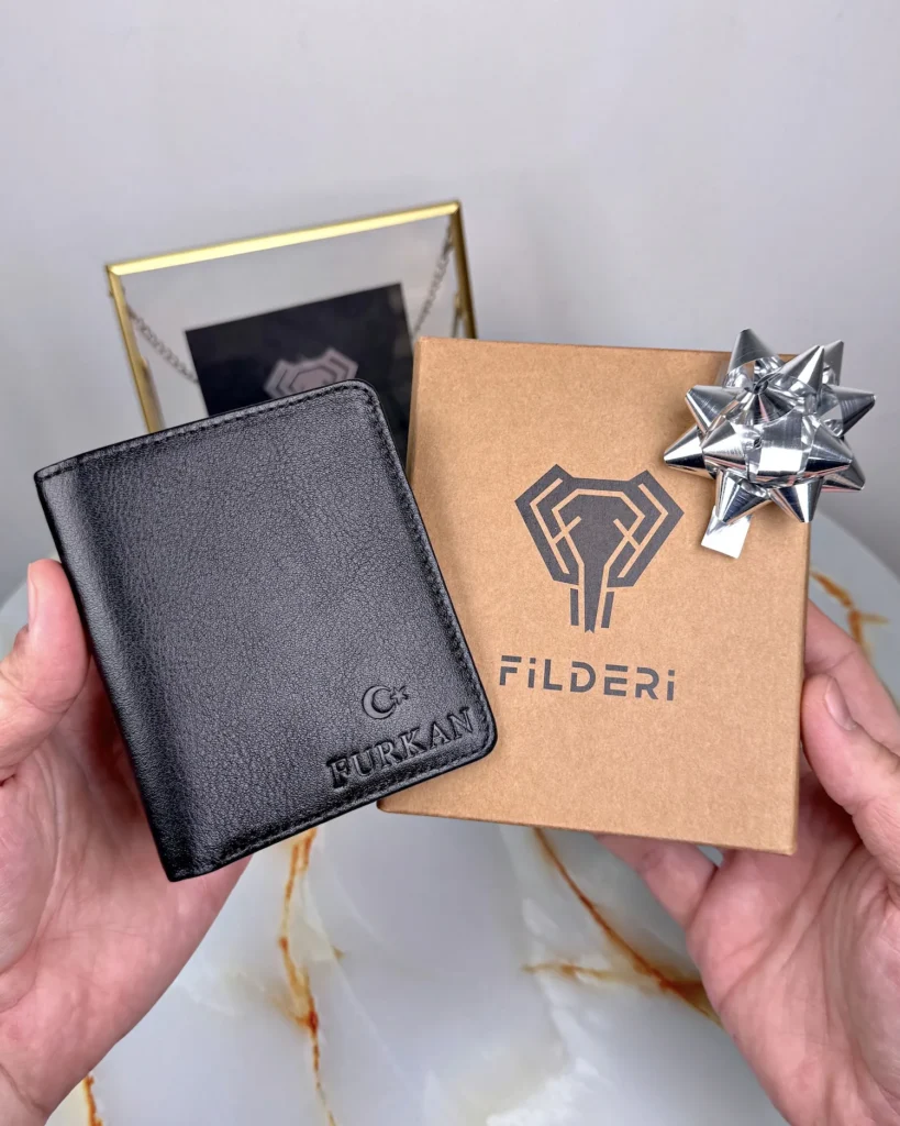 Leather Card Holder — Glossy Black, 2004 — product view 1