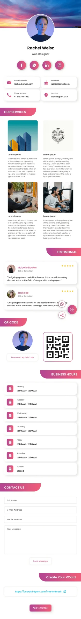 Corporate Identity digital page preview