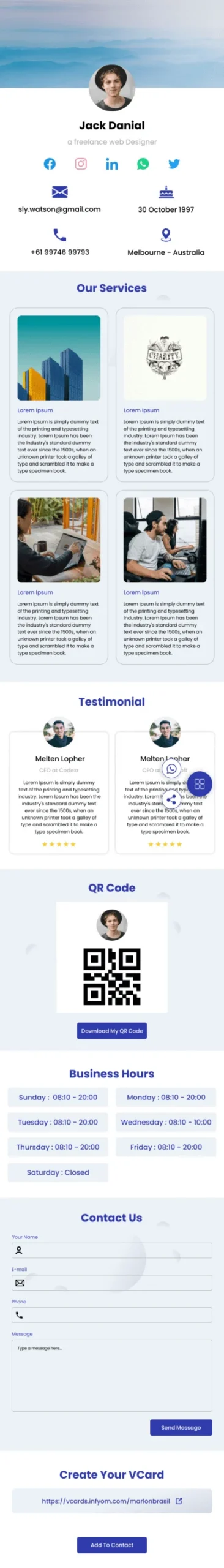 Simple Connect digital page preview